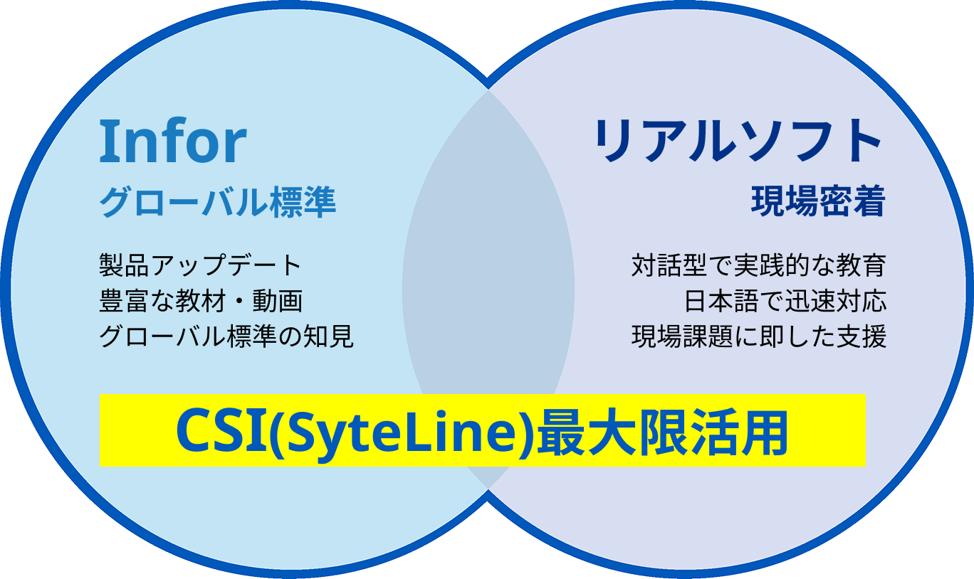CSI(SyteLine)最大限活用
