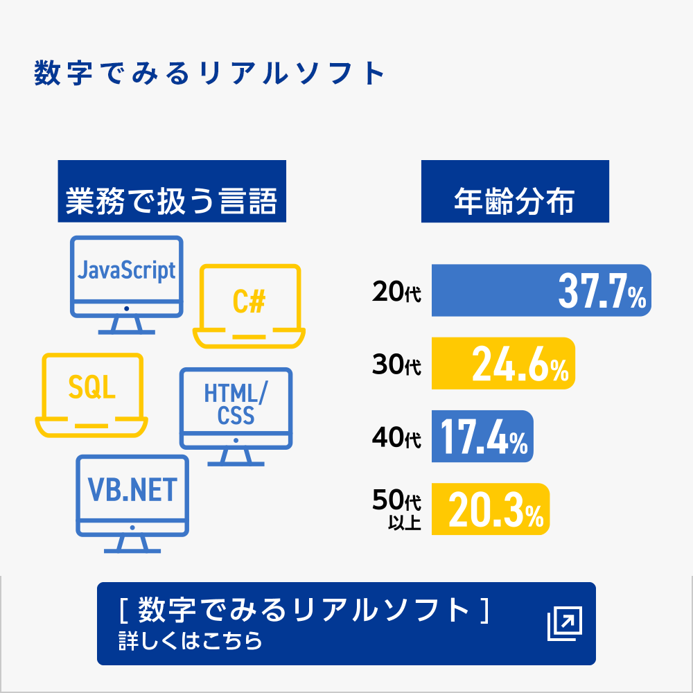 数字でみるリアルソフト